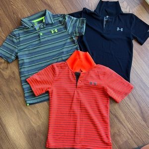 Lot of 3 Under Armour Polos